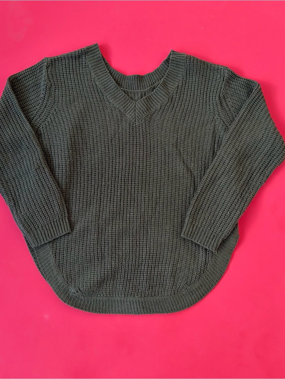 Green Knit Sweater